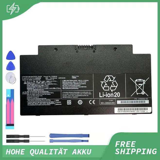 Battery for Fujitsu FMVNBP233 FPCBP424 FMVWMA2B77 FPB0307S 4050mAh 10.8V