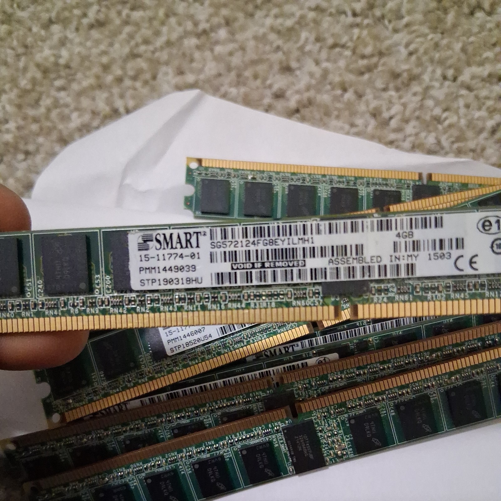 lot of 14 SMART 15-11774-01 Cisco 240P-DDR2-4GB-PC5300-ECC-REG Memory RAM VLP