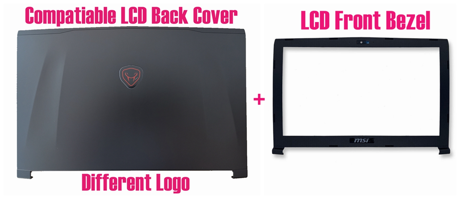 LCD Back cover and Bezel for MSI GE62 6QD/GE62 6QE/GE62 6QC/GE62 6QL(MS-16J5)