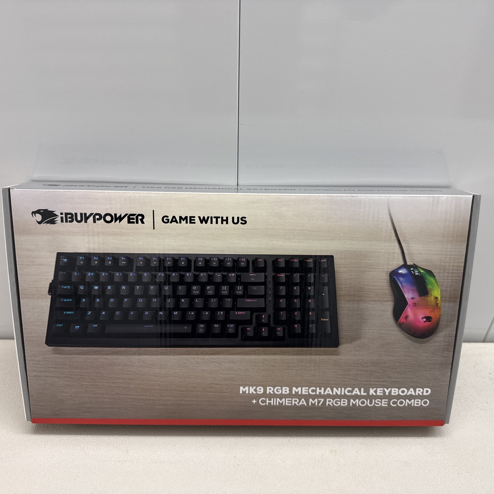 iBUYPOWER MK9 RGB Mechanical Keyboard and Chimera M7 RGB Mouse Combo New Sealed