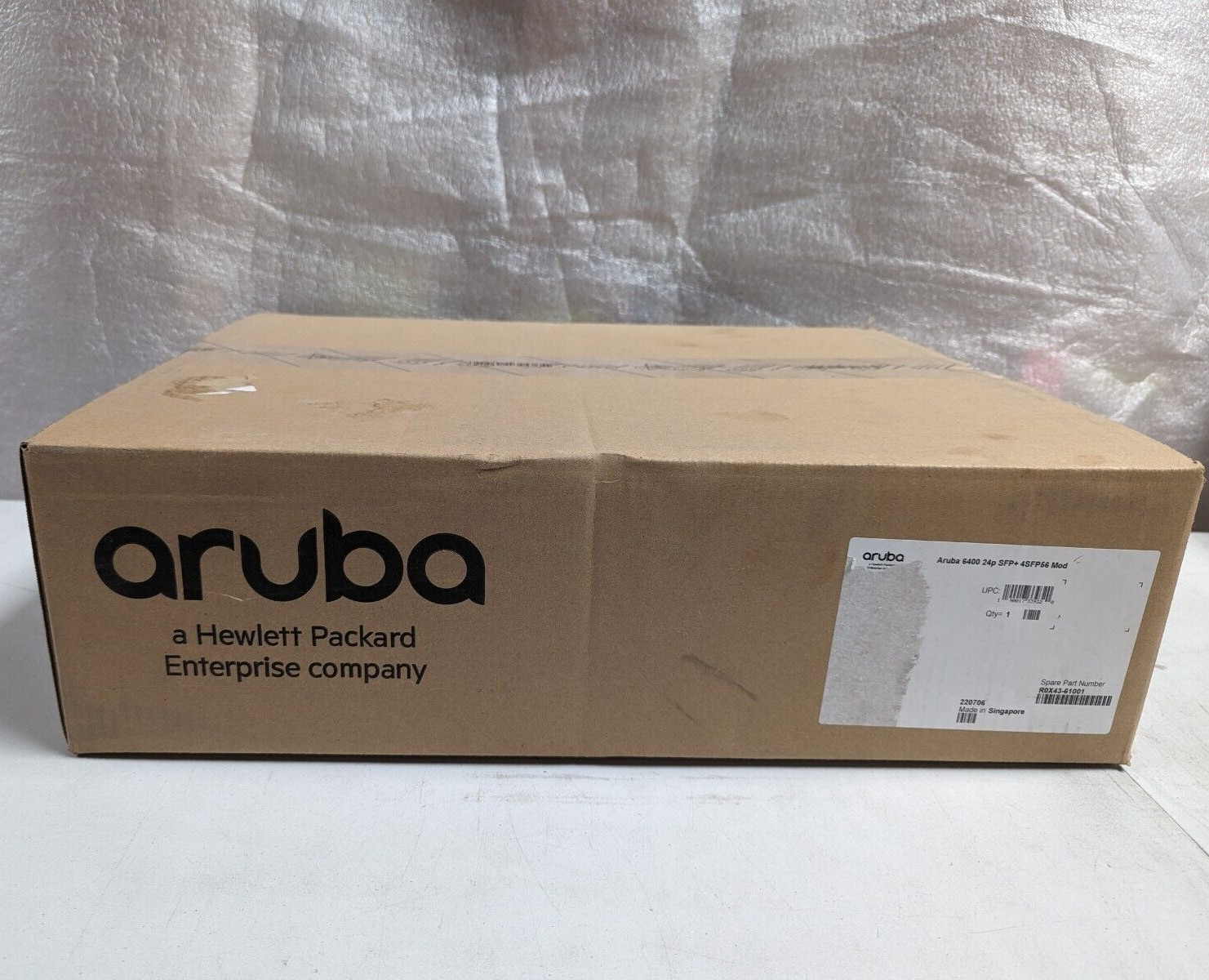 NEW SEALED HPE Aruba 6400 24p SFP+ 4SFP56 Module R0X43A R0X43-61001 CX 6405 6410