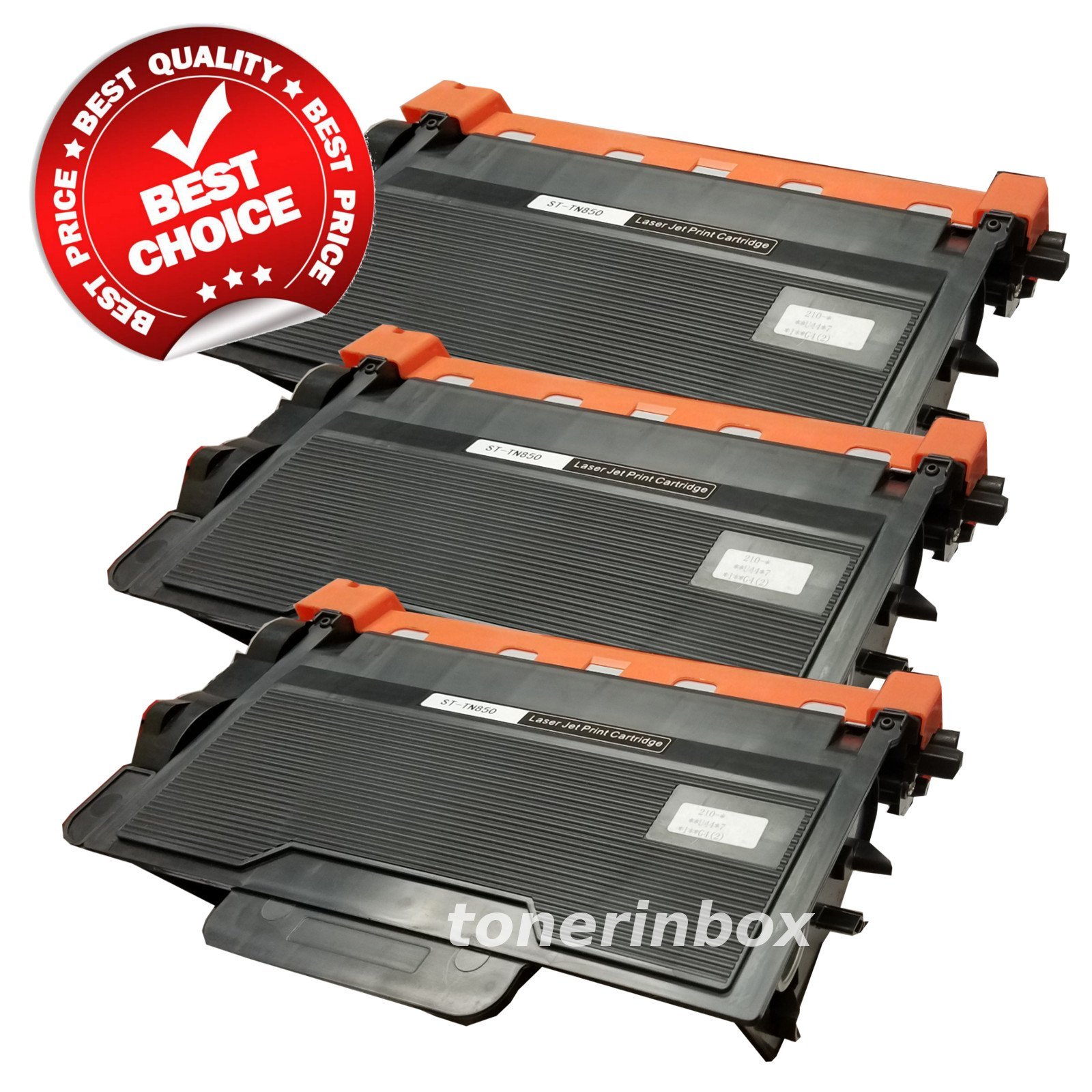 3 PK TN850 TN-850 Toner Cartridge For  DCP-L5500DN HL-L5000D MFC-L5700DW
