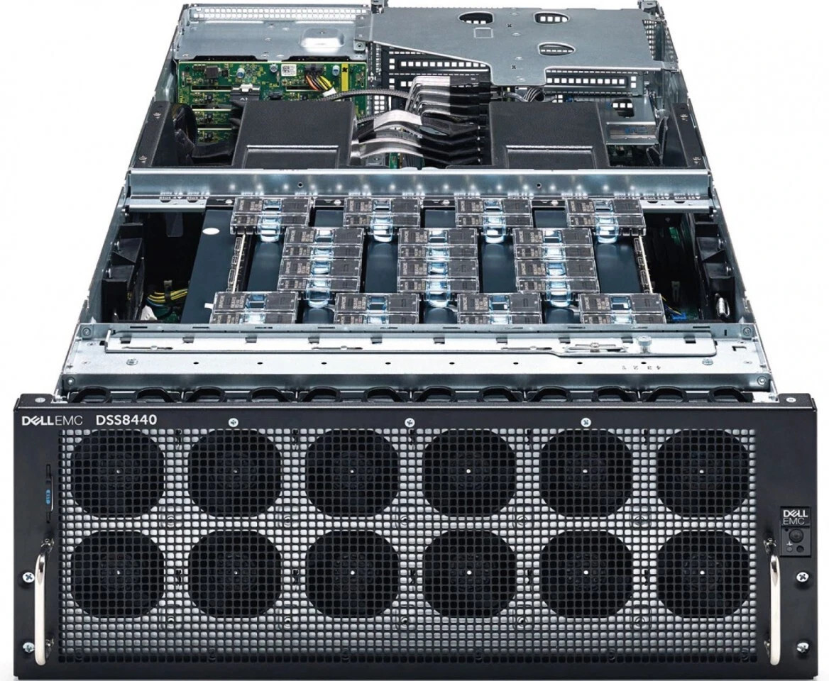 Dell DSS 8440 4U Server BAREBONE Deep Learning AI redundancy Support 10G G2U