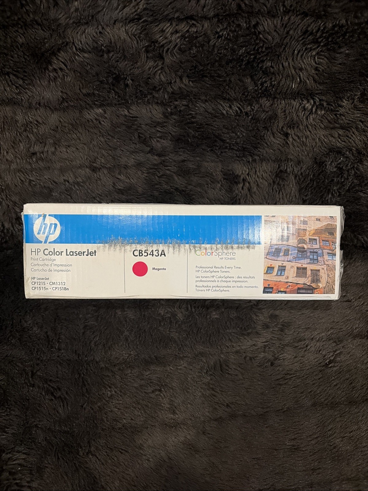 NEW OEM HP CB543A 125A LaserJet Magenta Toner Cartridge Genuine New Sealed Box