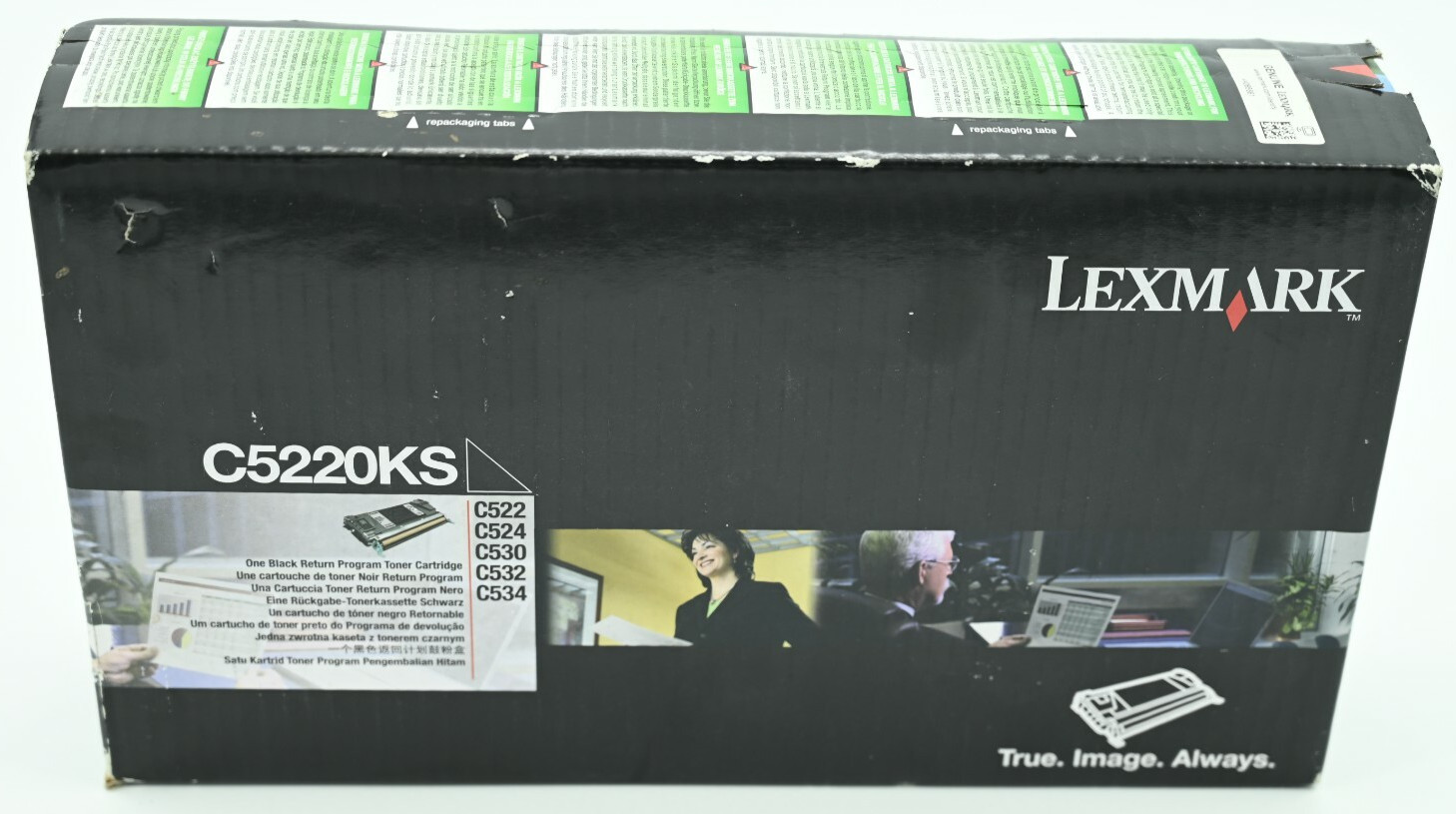 Genuine Lexmark C5220KS - Black Toner Cartridge - Brand New OEM 