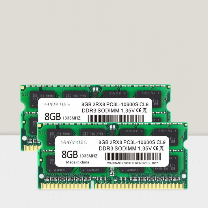16GB Kit (2x8GB) DDR3L/DDR3 1333MHz RAM Royemai PC3L/PC3 SODIMM Laptop