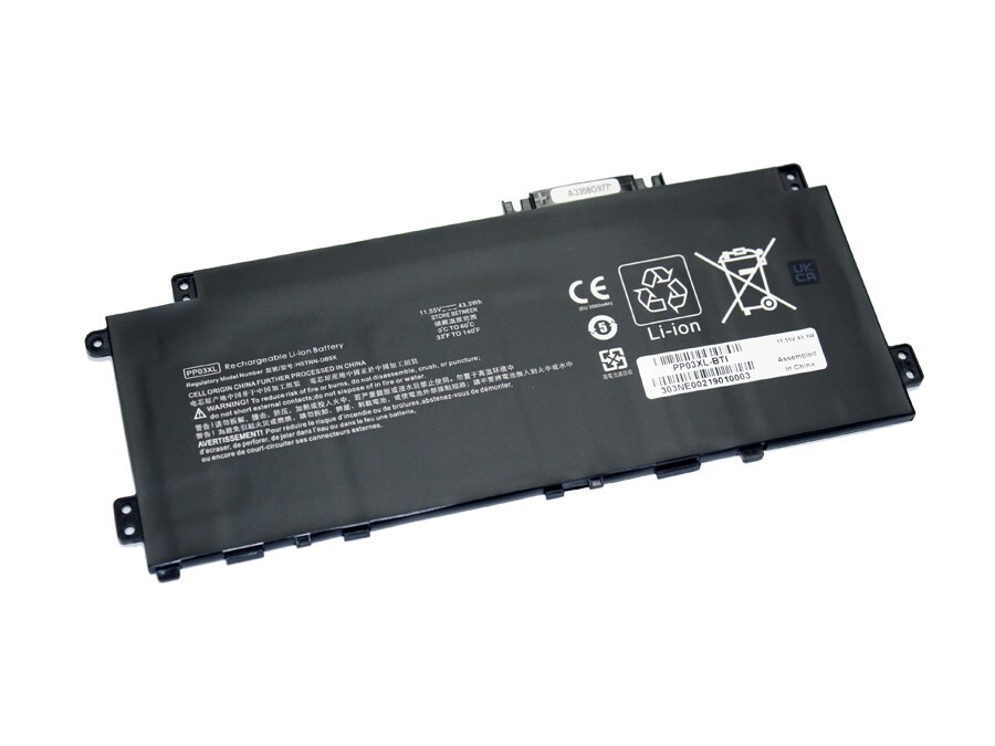PP03XL-PW 11.55V 41WH BATTERY PP03XL, PP03043XL-PL, M01144-006, M01144-005, M011