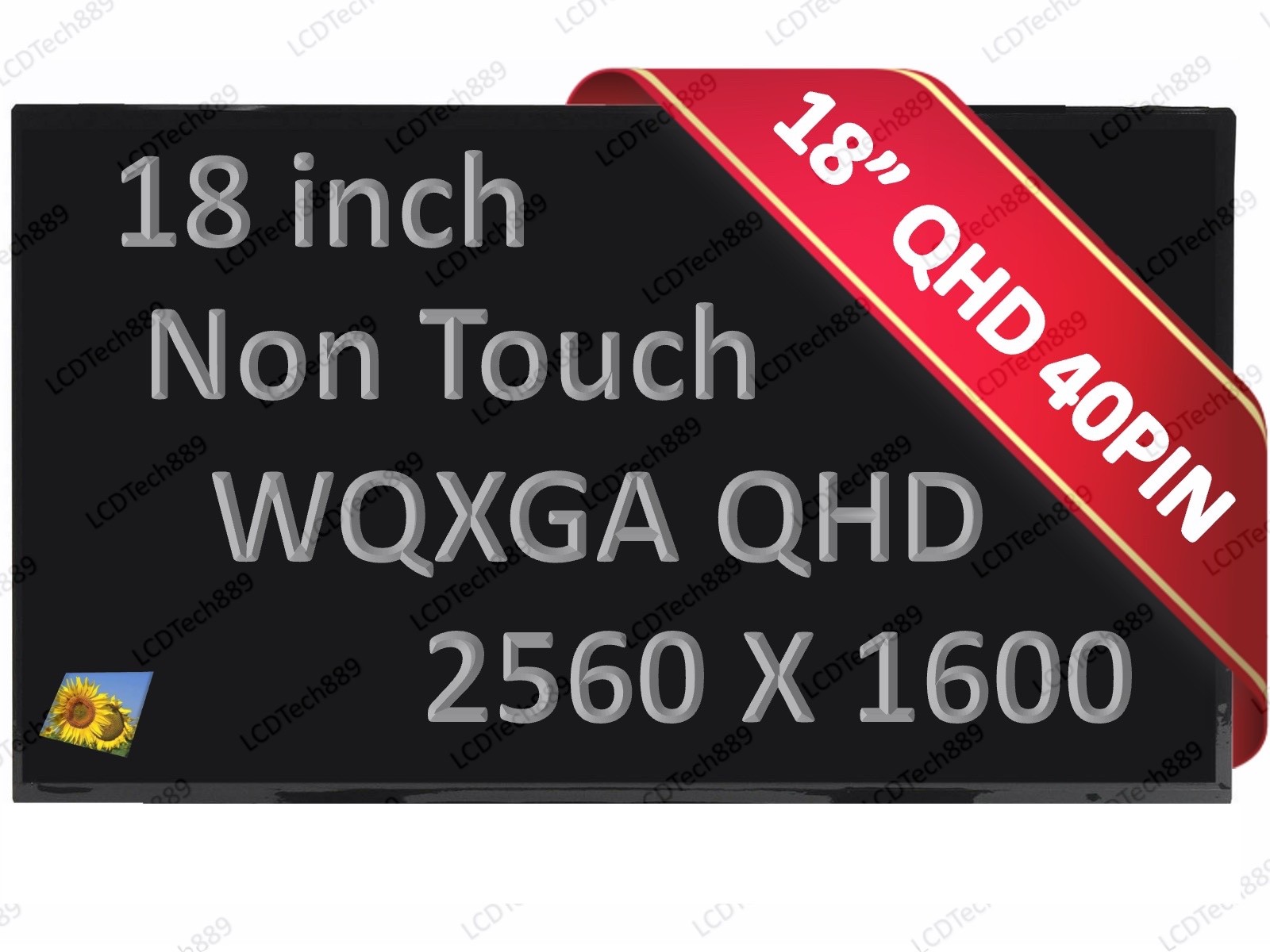 NE180QDM-NZ4 V18.0 V8.0 18'' IPS 240Hz 2560x1600 40 Pin Screen LCD Panel Display