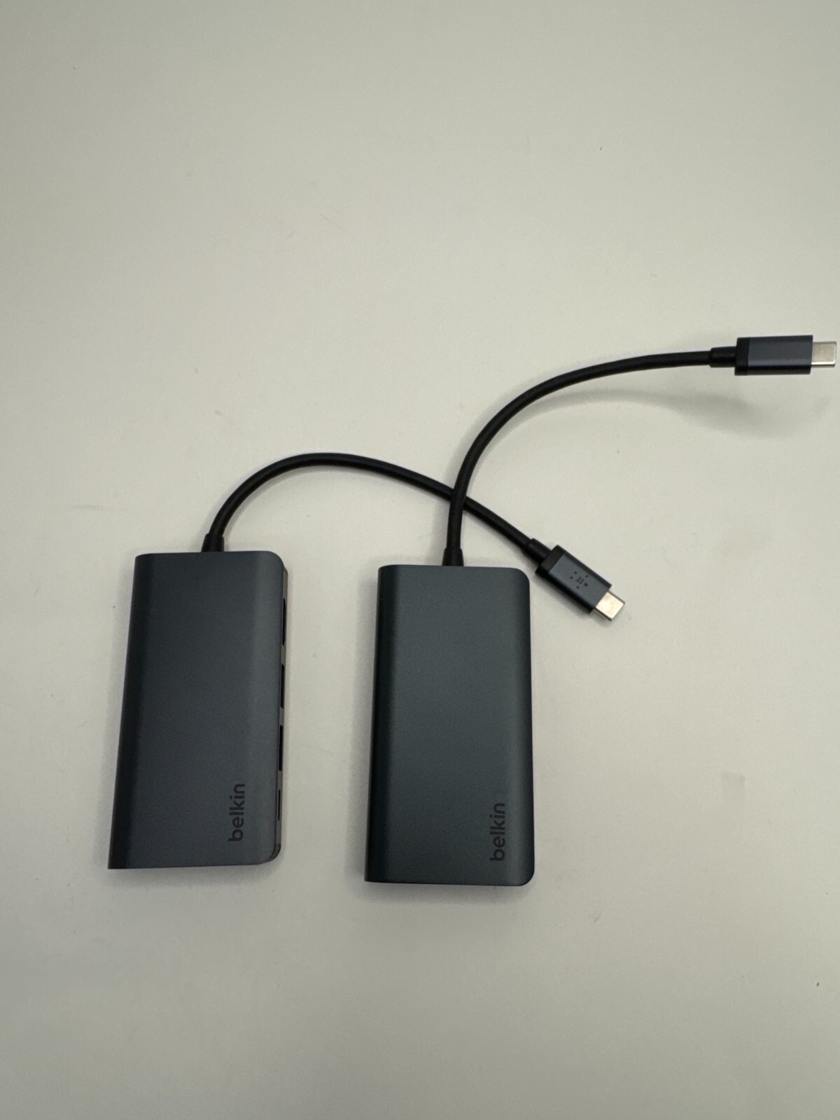 2x Belkin USB C Hub 4-in-1 Multi-Port Laptop Dock 4K HDMI 100W PD for Mac PC
