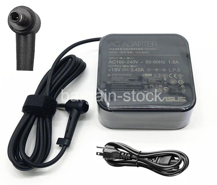 19V 3.42A 65W AC Adapter Charger For ASUS Vivobook Go 15 E1504FA-RS21 4.5mm PSU