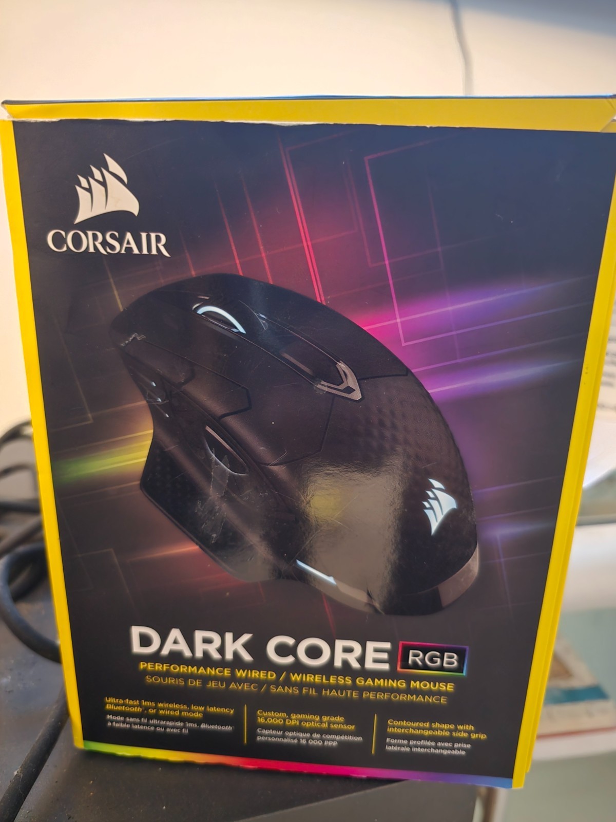 Corsair Dark Core RGB Elite Tunable  Gaming Mouse - Black