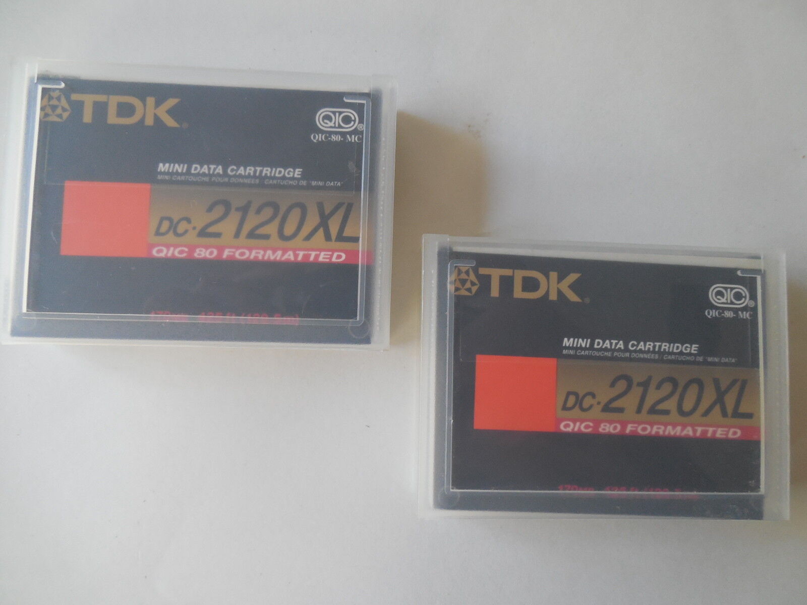 Two (2x) 2 pcs. TDK DC 2120 XL