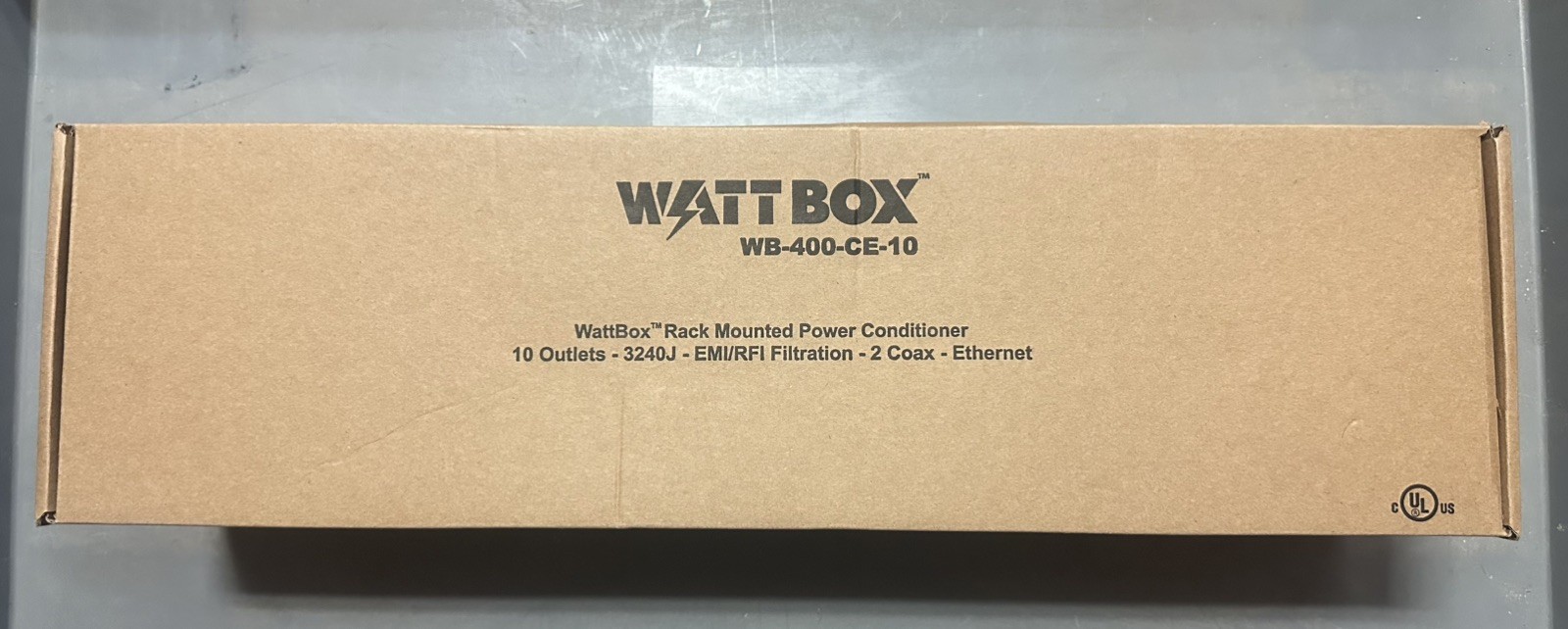 WattBox WB-400-CE-10 Power Conditioner Coax, Ethernet Protection, 10-Outlets New
