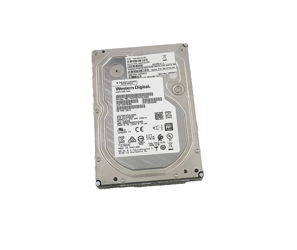 Western Digital NetApp 35P2873 4TB X477A-R6 SAS 3.5" For Parts