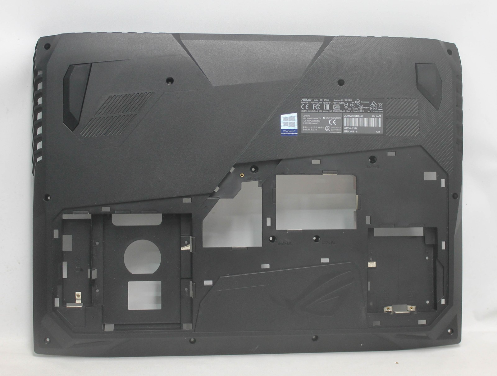13NR0HJ1AP0301 Asus Bottom Base Cover Sub Asm  Rog G703Gi-Xs71 "GRADE A"