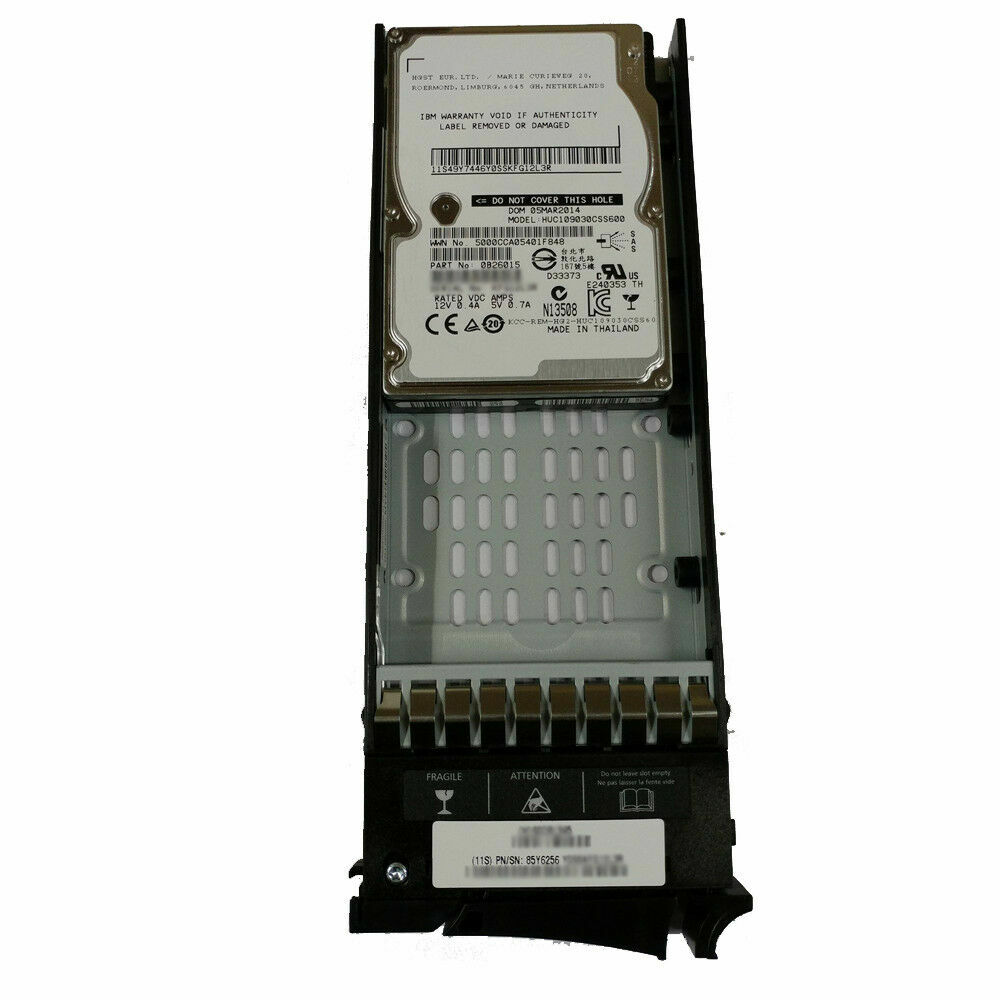 IBM 300GB SAS 10K 2.5" 6G Enterprise HDD SFF Suitable for StorWize V7000 00Y2682