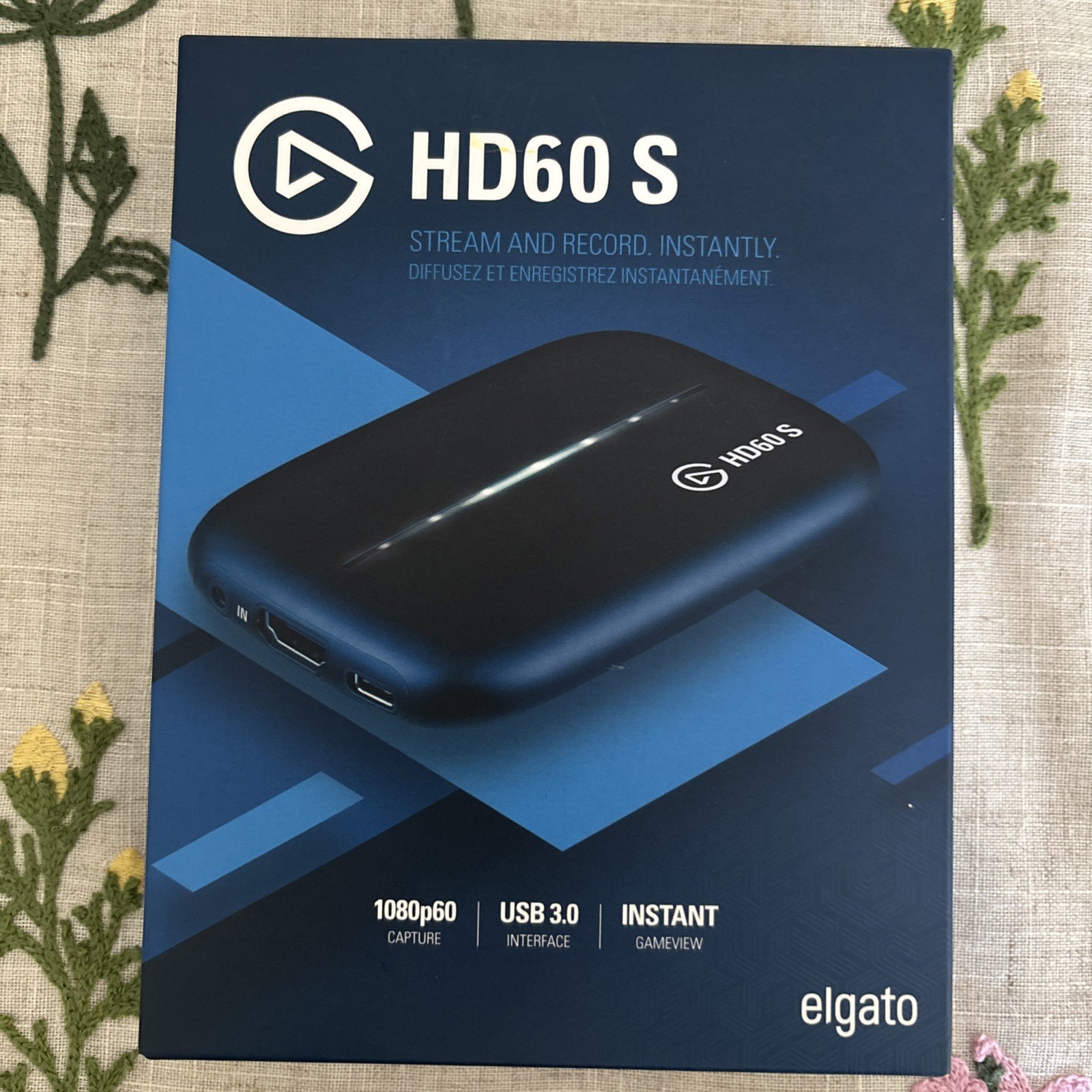 Elgato HD60 S Game Capture Card - Black (1GC109901004) Brand New Sealed