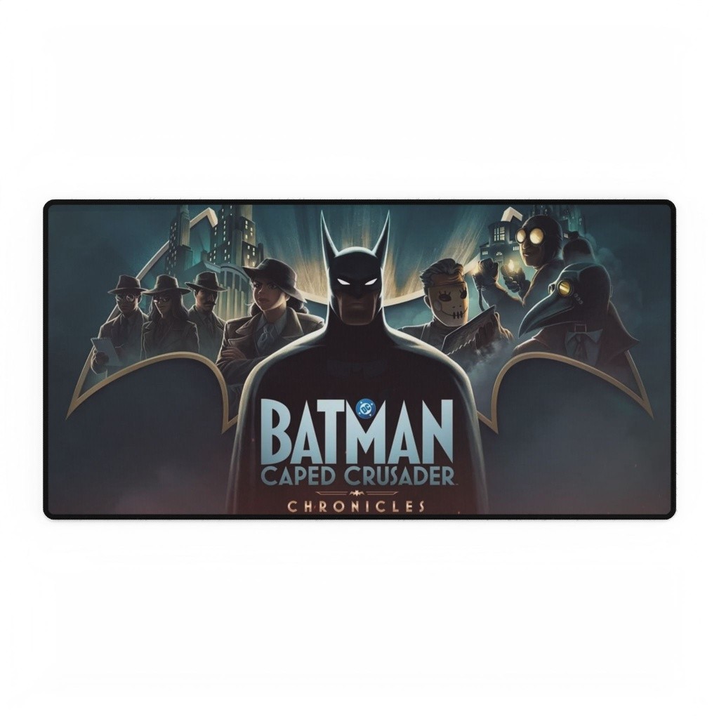 DC Batman Caped Crusader Chronicles Logo Mouse Pad Desk Mats