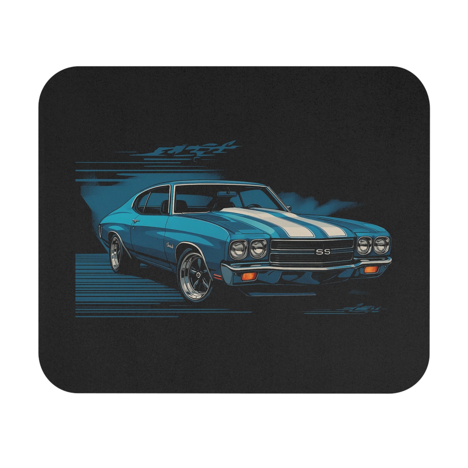 1970 Chevy Chevelle SS Classic Muscle Car Mouse Pad Retro Racing Desk Gift