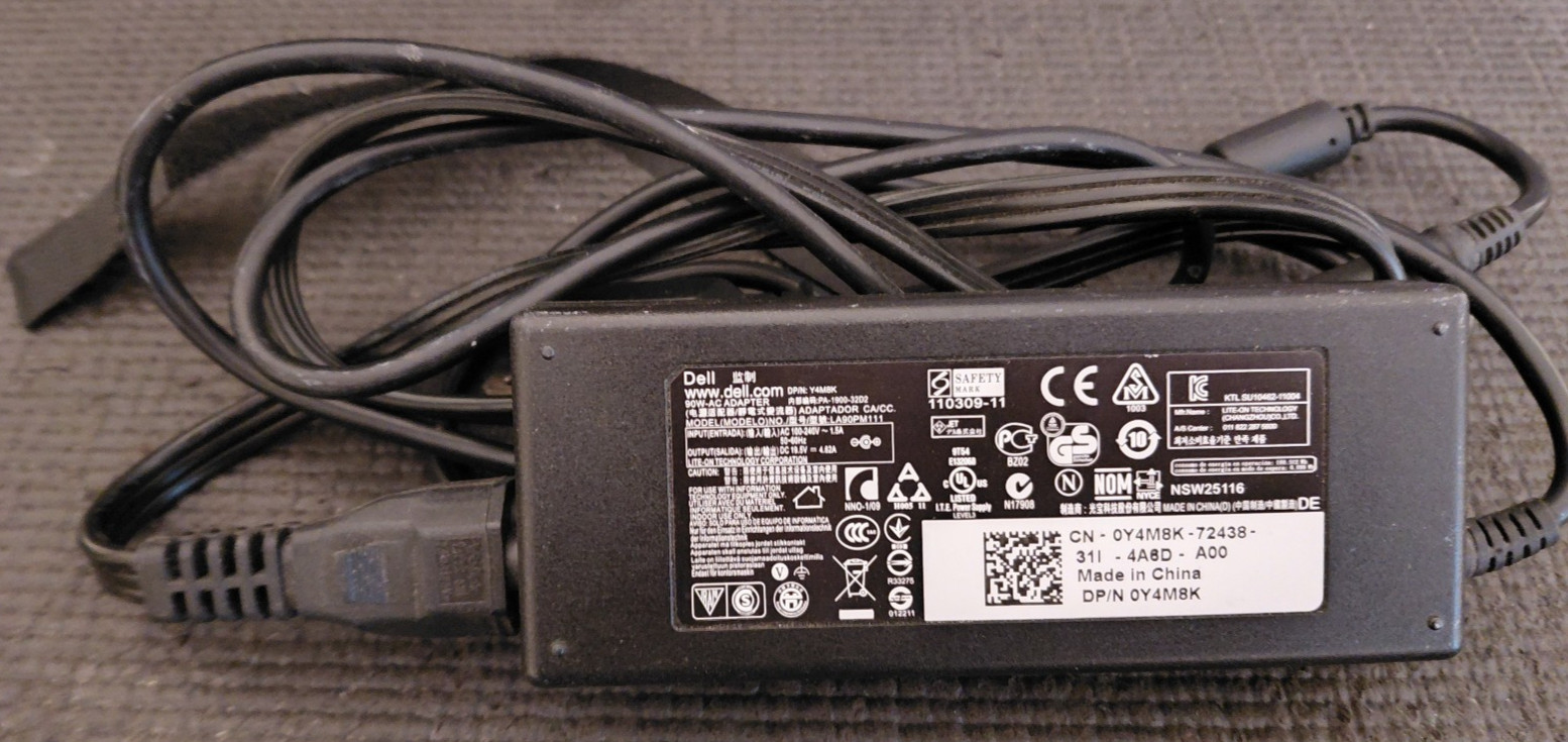 Dell Genuine 90W AC Adapter LA90PM111 "Like  New"