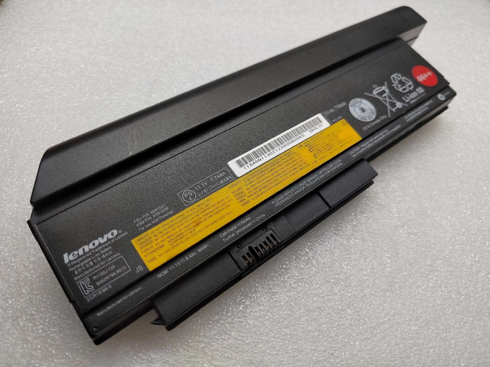 Genuine OEM 94Wh 44++ 9 Cell X230 X220 Battery For Lenovo ThinkPad X230i X220i