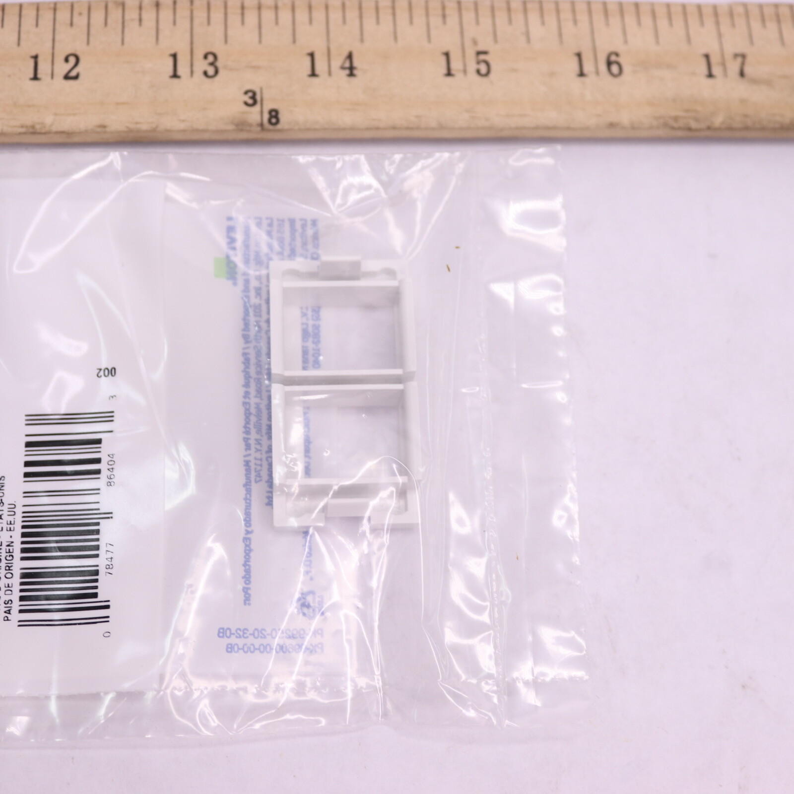 Leviton 2-Port Multimedia Outlet System QuickPort Adapter Module White 41291-2QW