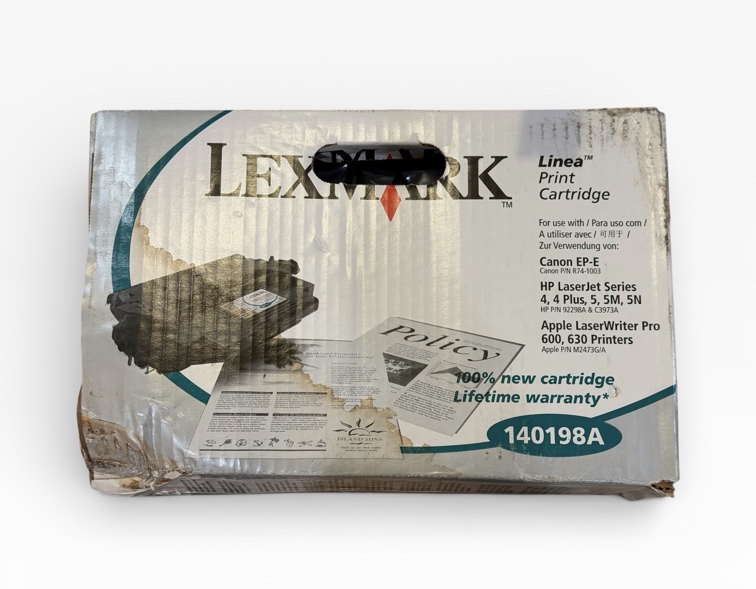 NEW Genuine OEM Lexmark 140198A Linea Toner Print Cartridge