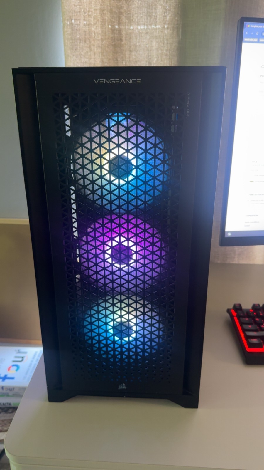 Corsair Vengeance i7400 i5-13700K RTX 3070 12GB 32GB-DDR5- 1TB- Ready for 1440p