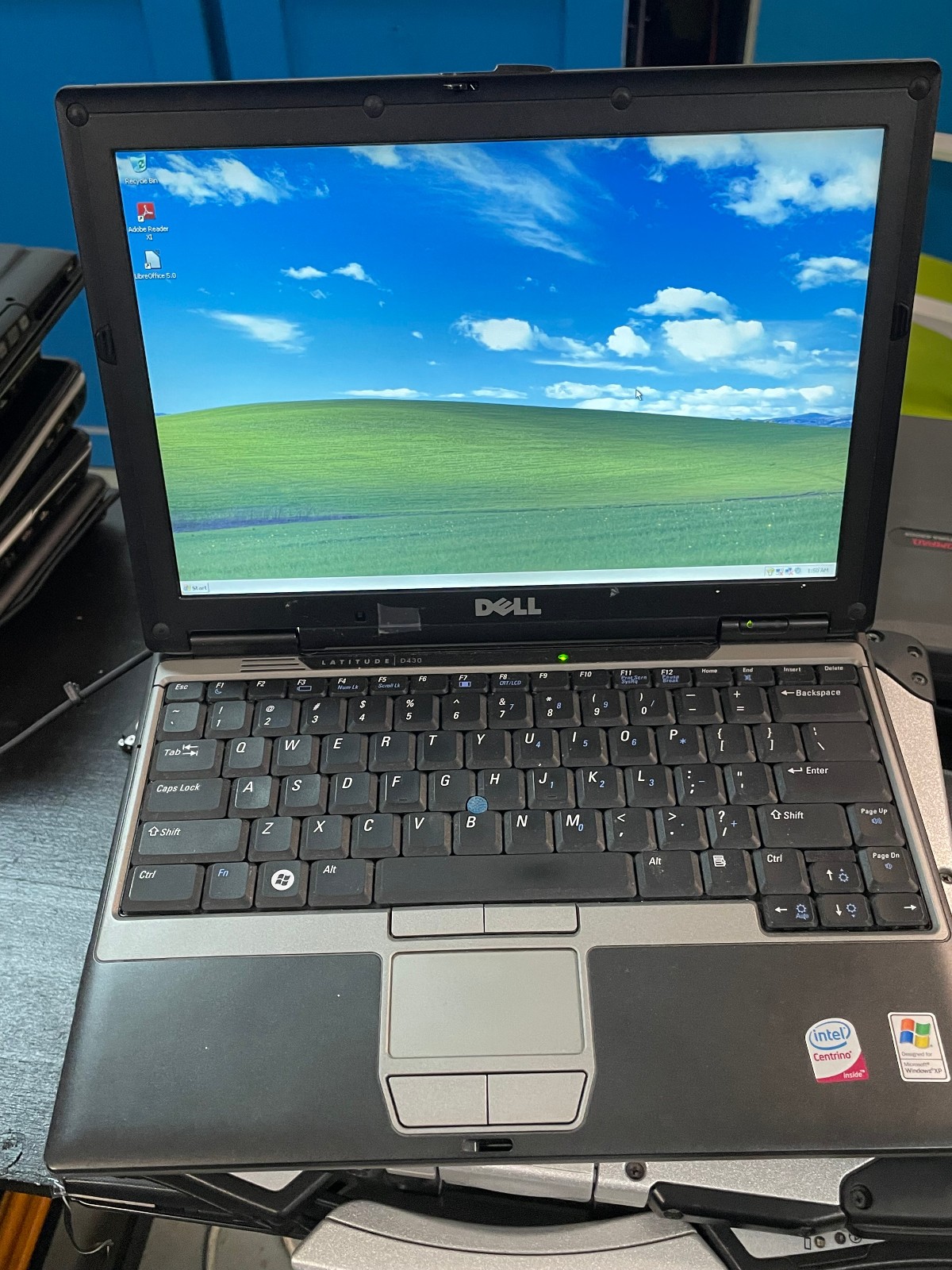 Dell Latitude D430 Intel Coentrino 1.99GB RAM HDD 47.8GB Windows XP w/ A/C adapt