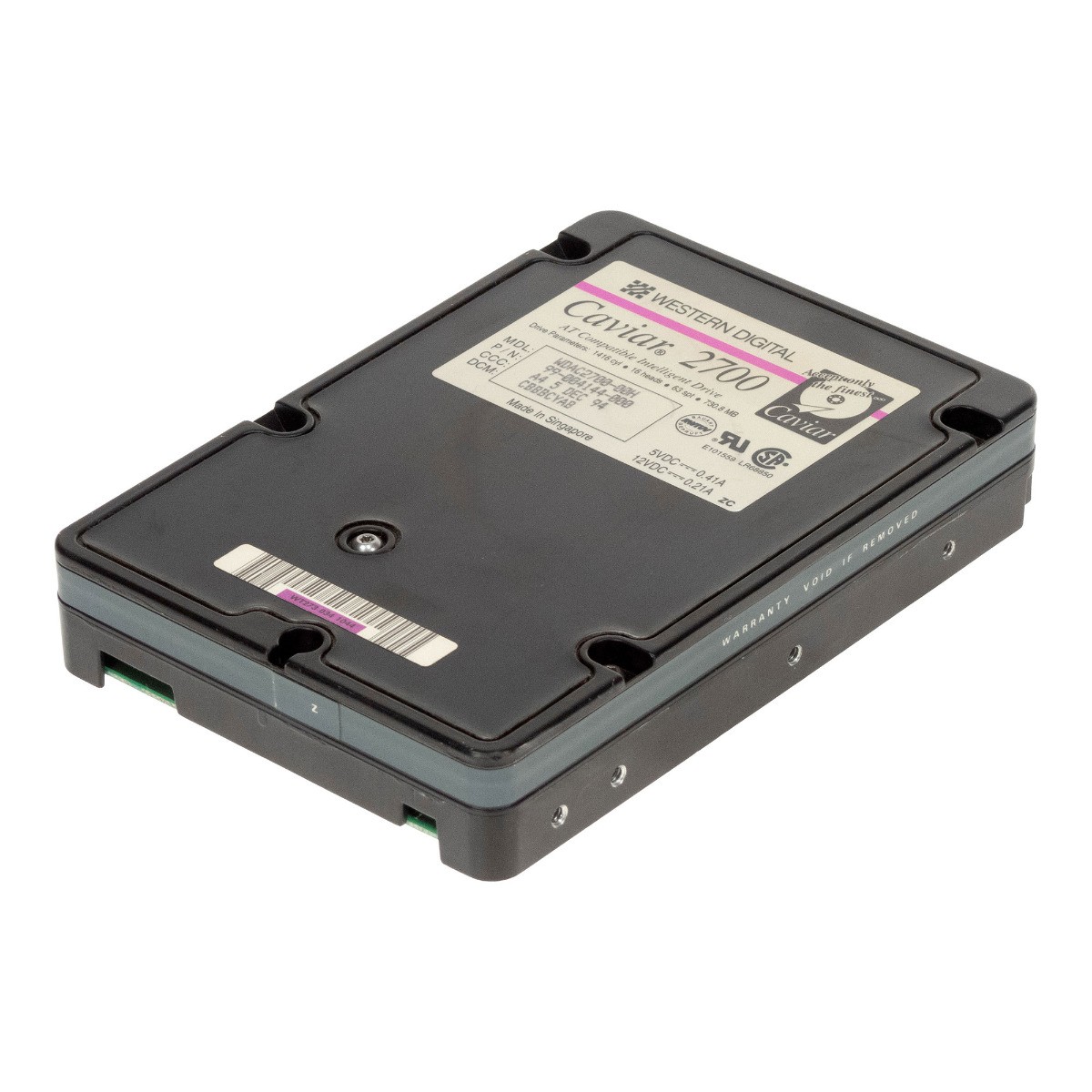 HARD DRIVE WD CAVIAR 2700 WDAC2700-00H 730.8MB 4.4K ATA 3.5'' 