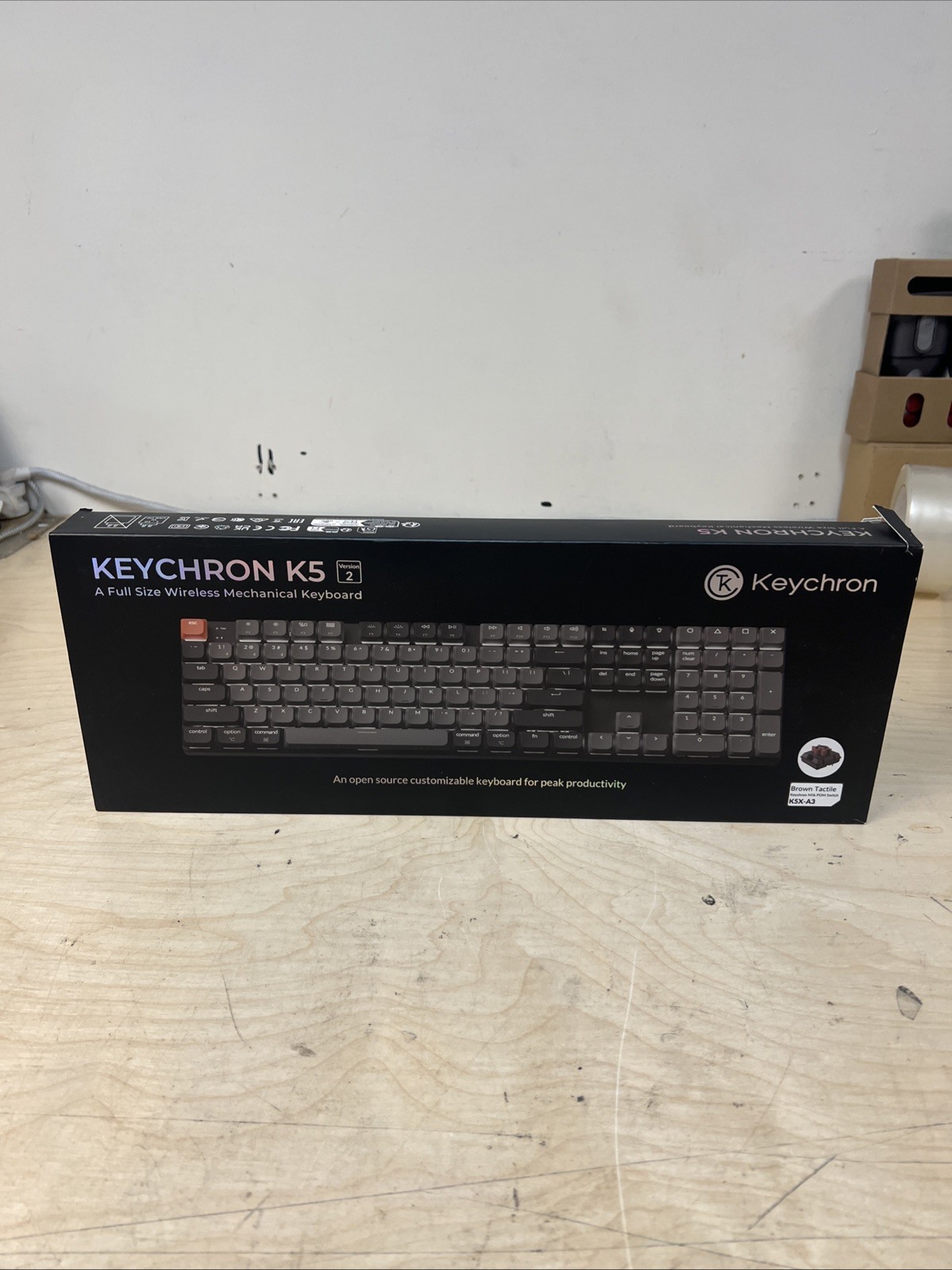 Keychron K5 Max Full Size Wireless Keyboard K5X-A3