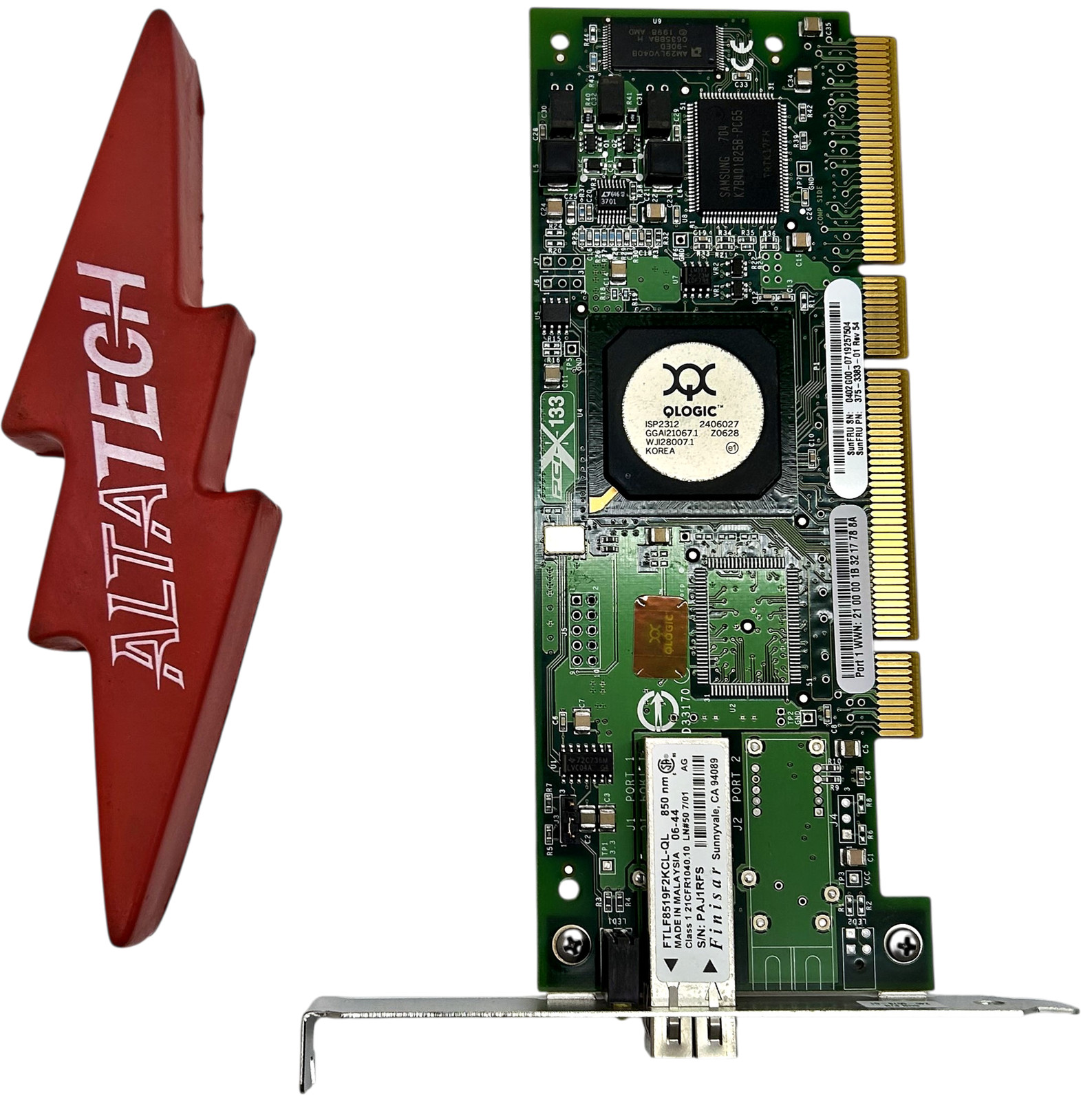 Sun Microsystems 375-3383 SG-XPCI1FC-QL2(2GB FC-AL) PCIx Single Port FC HBA