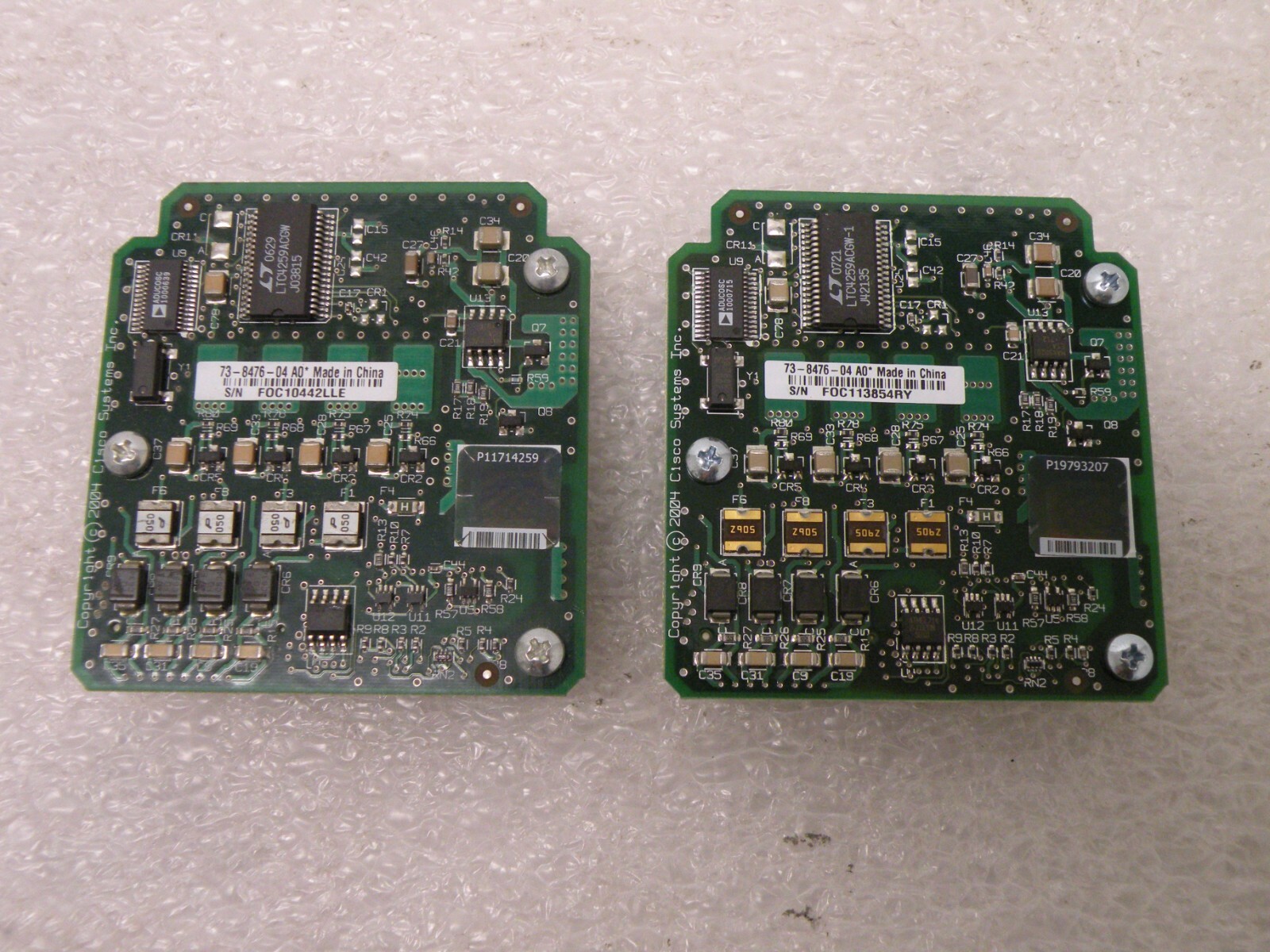 LOT OF 2  CISCO 73-8476-04 2600 SERIES IN-LINE POWER SUPPLY MODULE