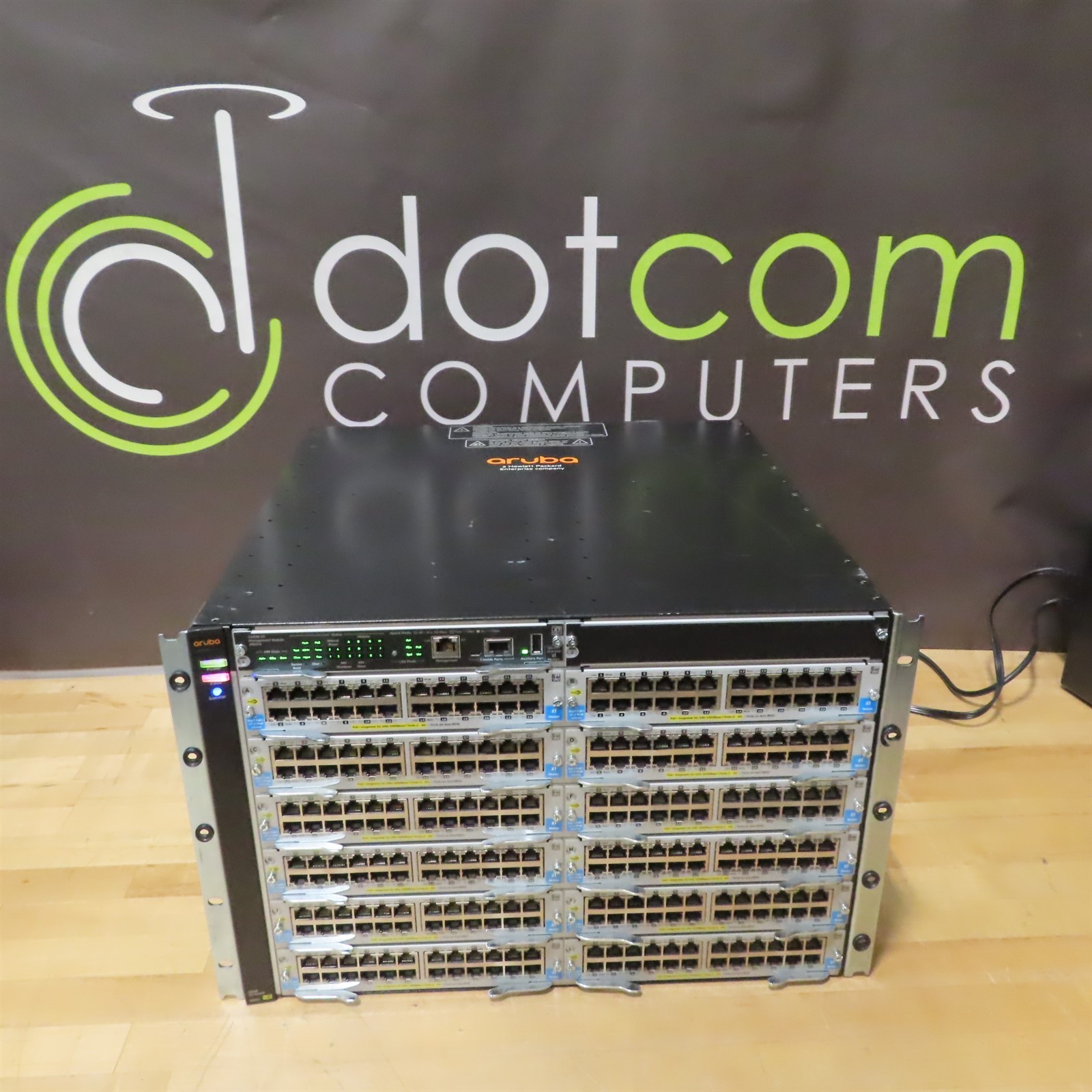 Aruba HP 5400R 5412R zl2 J9851A Mgt Mod J9827A, 10x J9534A GiG-T V2 J9828A 700w
