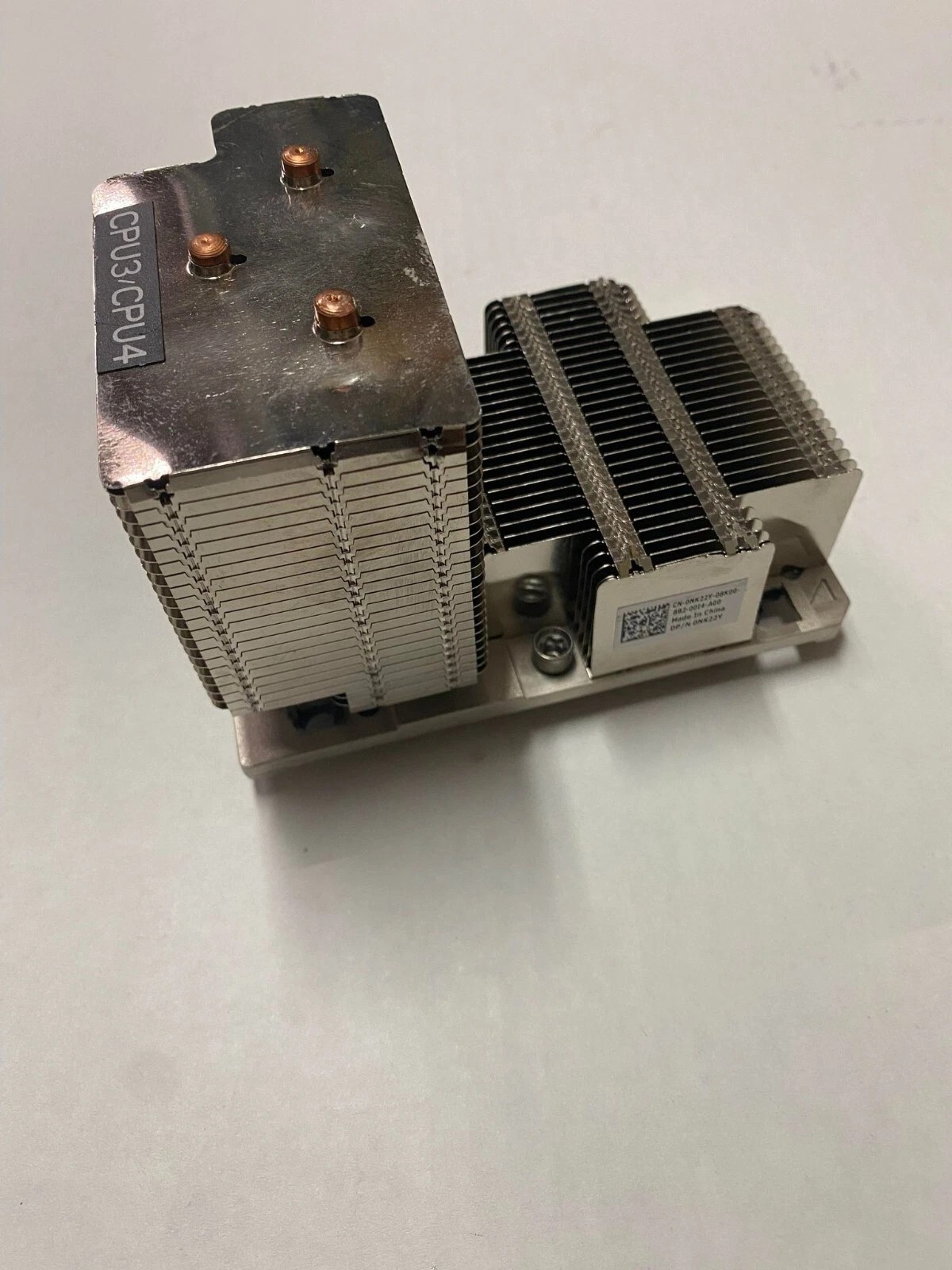 OEM DELL CPU3 CPU4 HEATSINK FOR DELL EMC R940XA COMPATIBLE 3 / 4 NK22Y 0NK22Y
