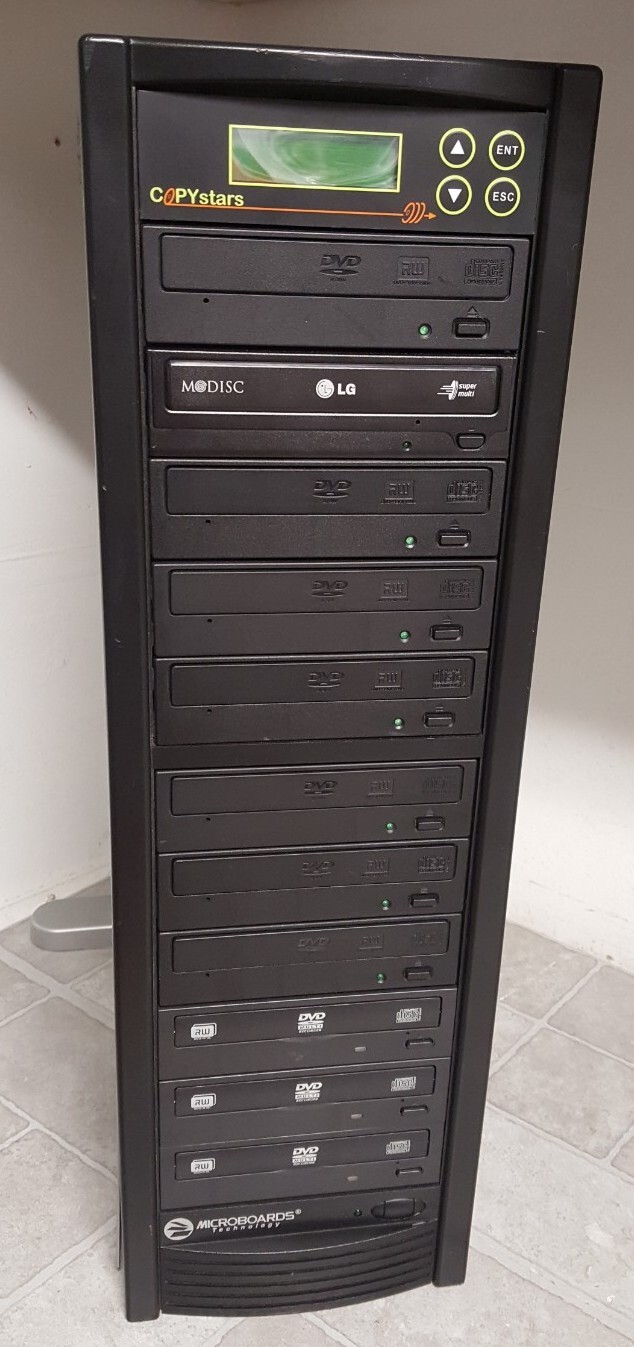 Copystars DVD/CD Modisc LG Burners Writer Duplicator Tower