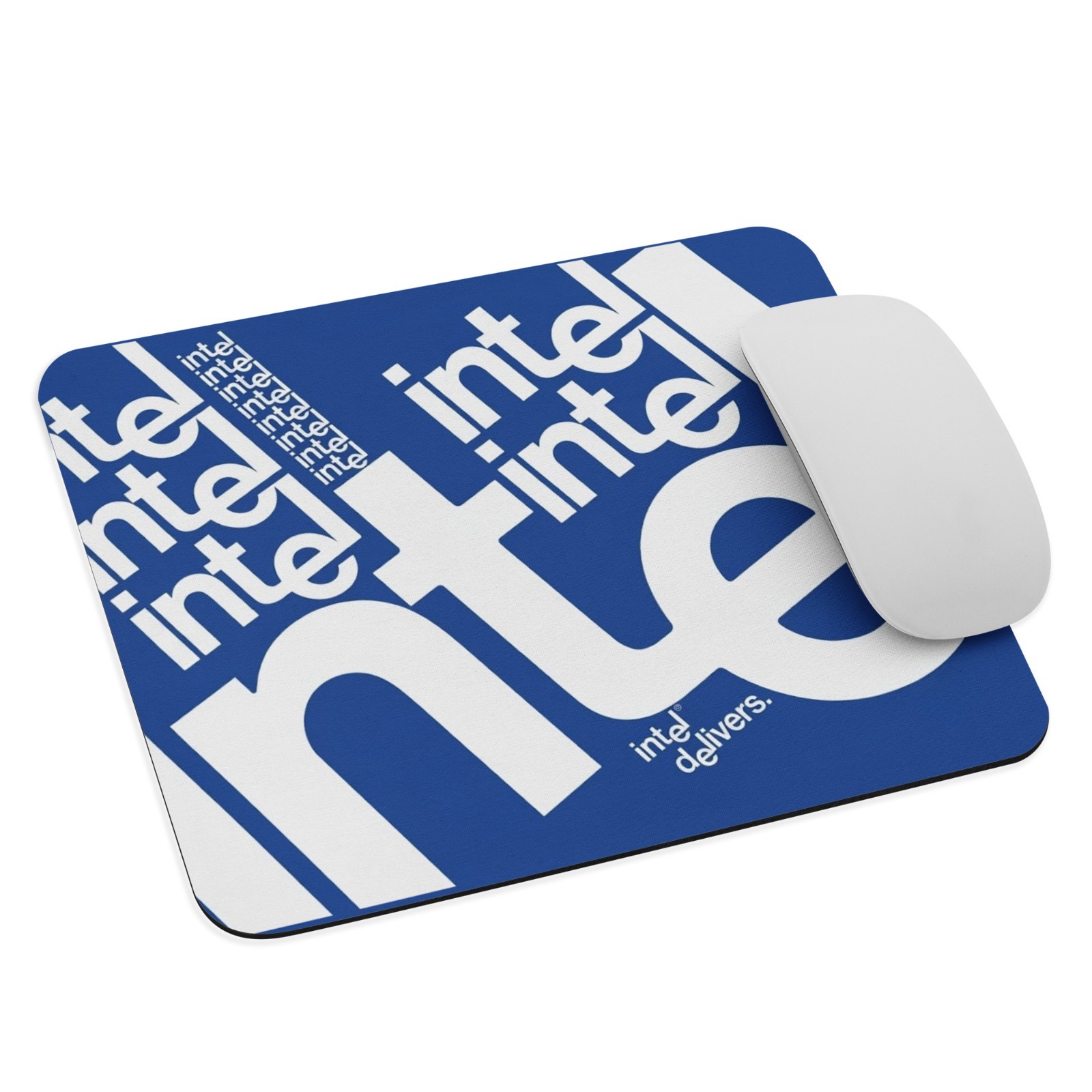 Intel Inside development kit  - Mouse Pad – Retro  Original Magazine Ad Tech Mat