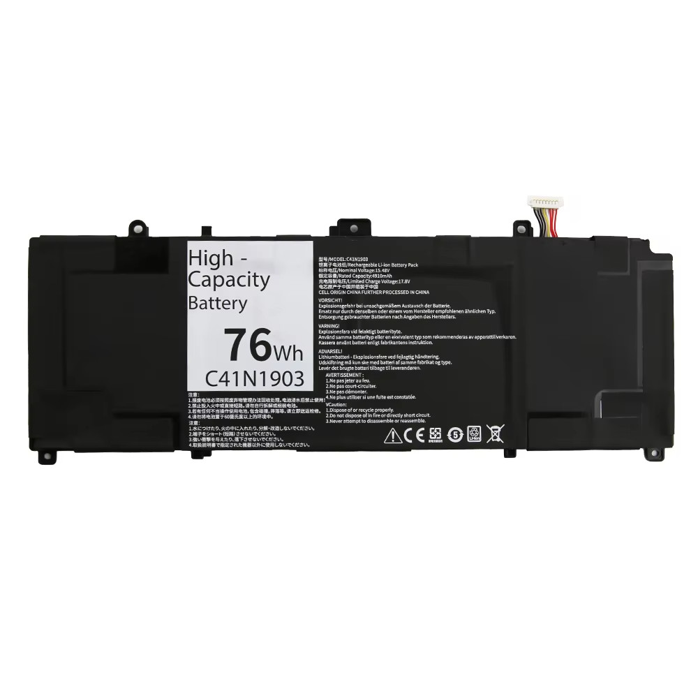 C41N1903 76Wh Laptop Battery for Asus ExpertBook B9/B9450FA/B9450/B9450F