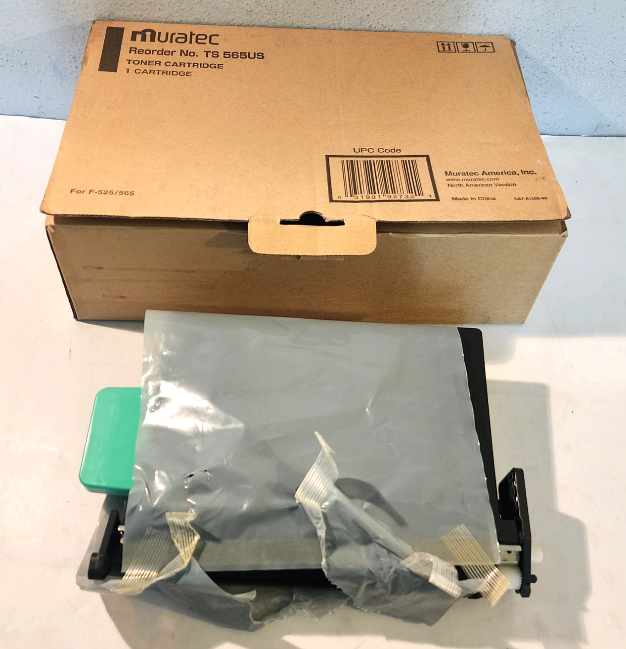 Muratec TS 565US Black Toner Cartridge F-525 F-525D Genuine New No Box/Bag