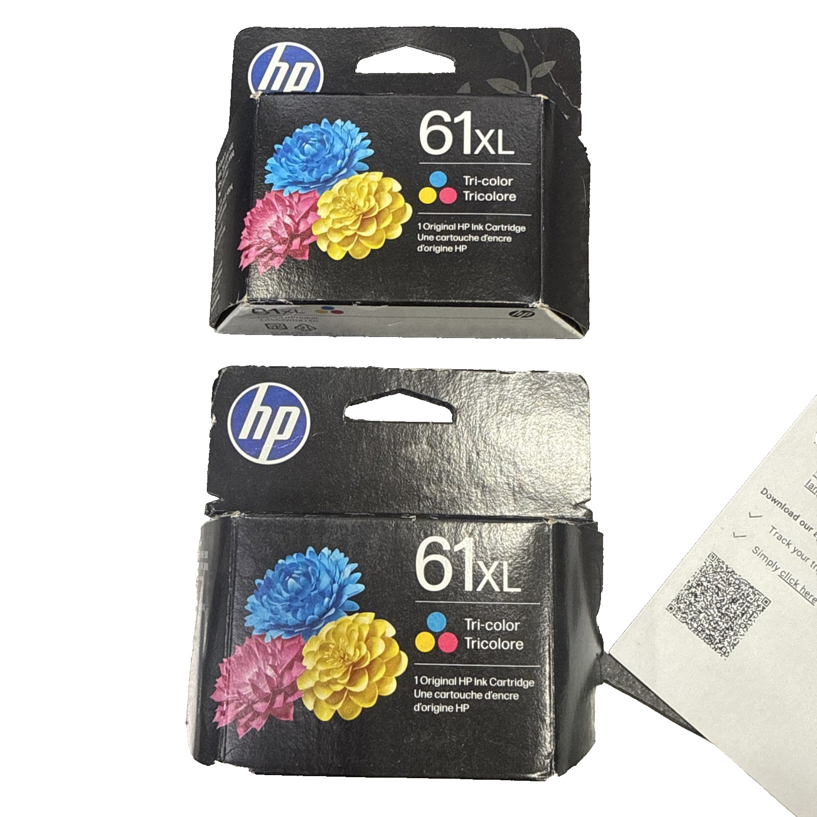New Genuine HP 61XL Color Ink Cartridge SEALED Box & Foil 2027