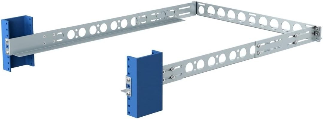 1U 2-Post Universal Rack Mount Rail Kit for All Servers with Cable Management