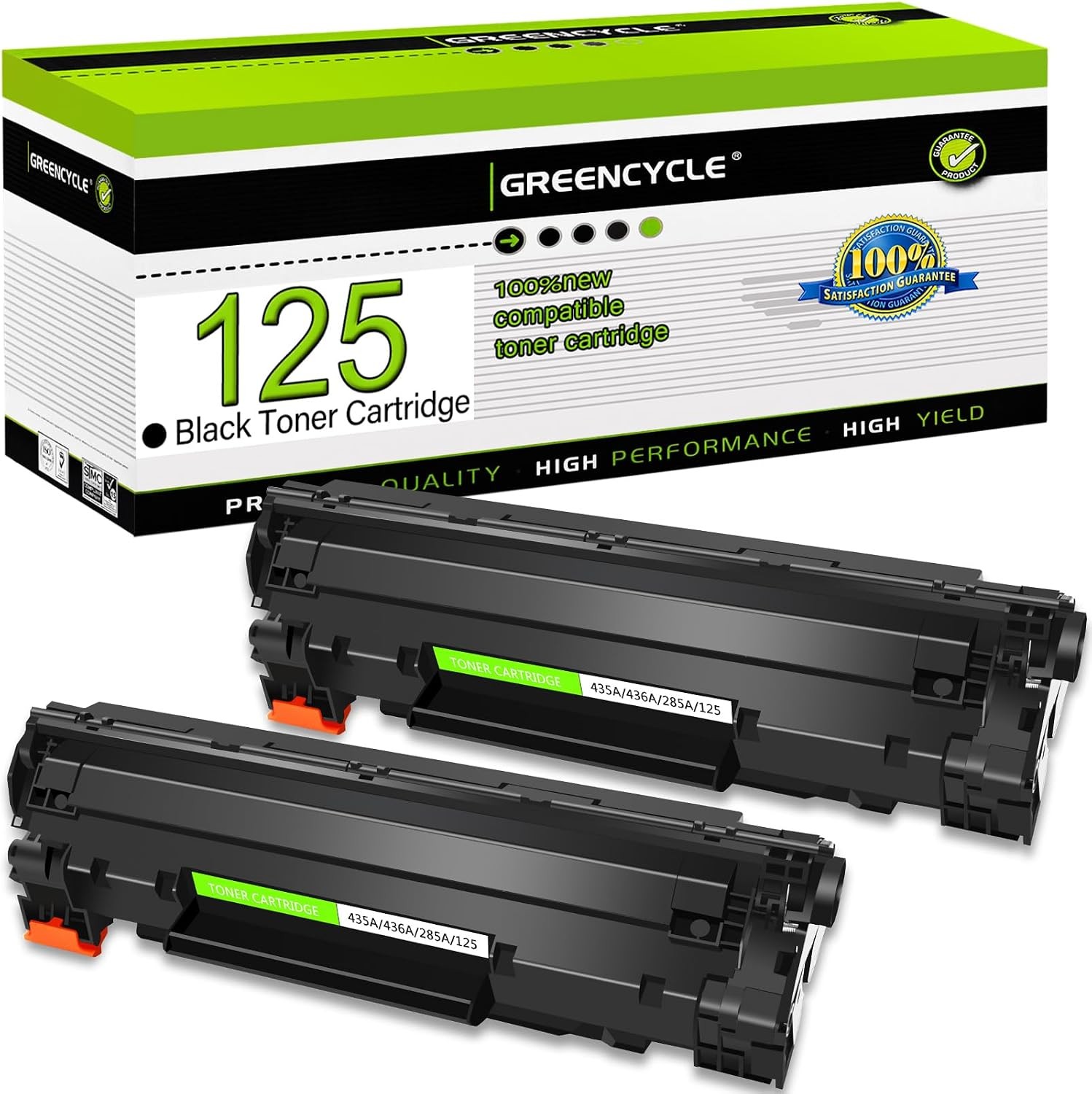 2PK CRG125 Toner Fit for Canon ImageClass LBP6000 6030w MF3010 Printer Lot