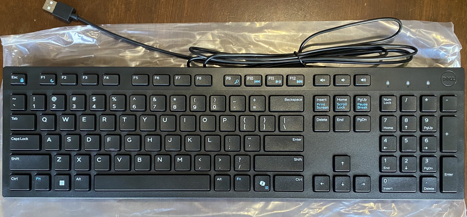 Dell Wired Keyboard KB216 Black, Lot of 8