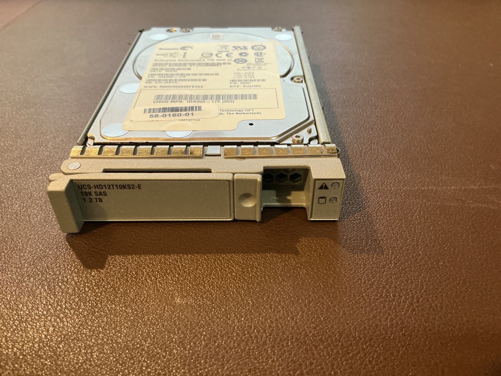 Cisco UCS-HD12T10KS2-E 1.2TB 10K 6G SAS 2.5" HDD Seagate ST1200MM0007