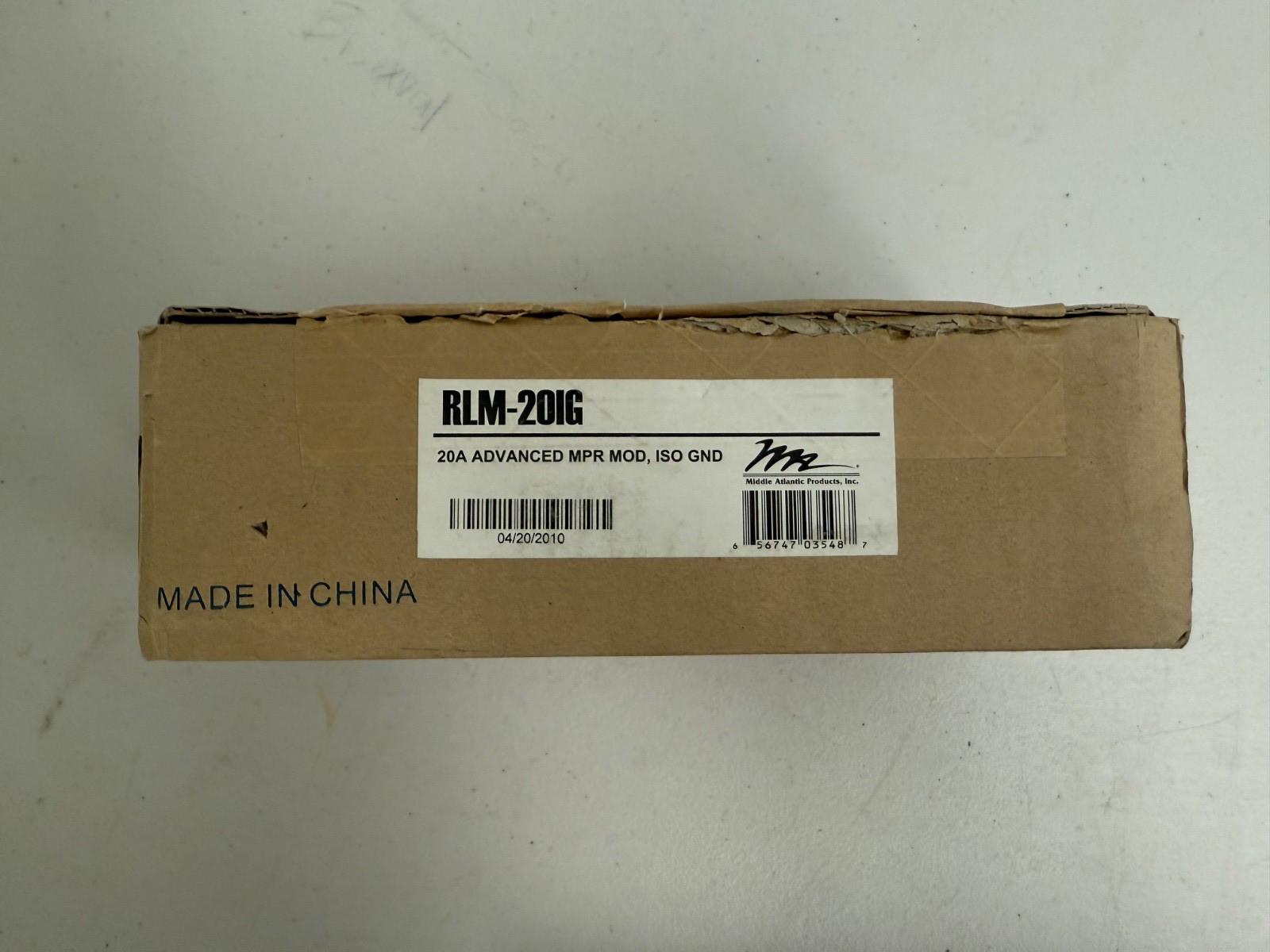 Middle Atlantic RLM-20IG 20A MPR Module