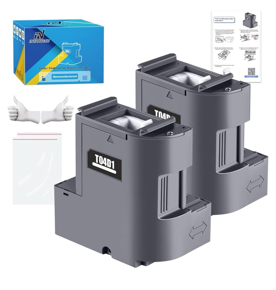 INTACTECH T04D1 T04D100 Ink Maintenance Box
