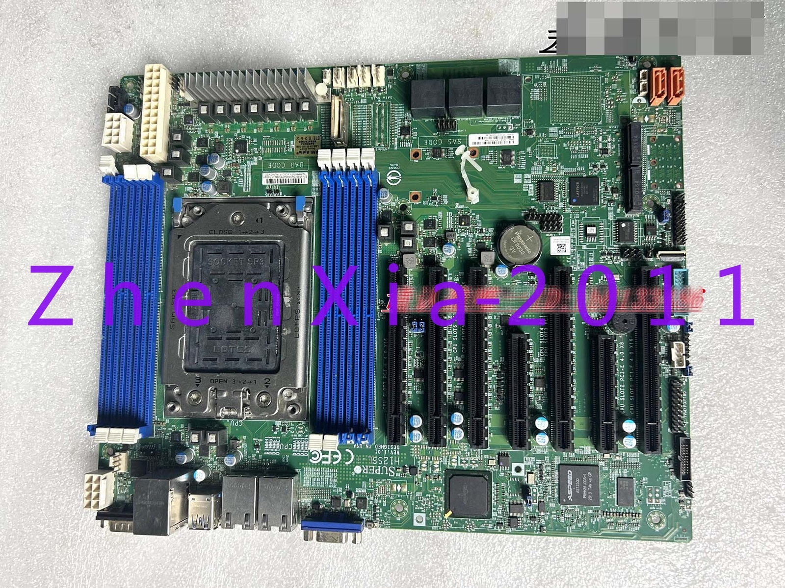 1PC Used Supermicro H12 SSL-I server motherboard               #8