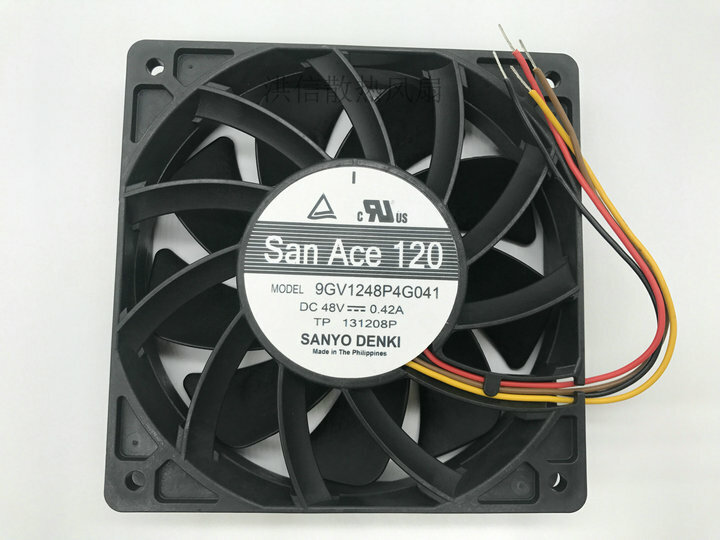 1pcs  San Ace120 9GV1248P4G041 48V 0.42A 12025 12cm 4-wire server fan
