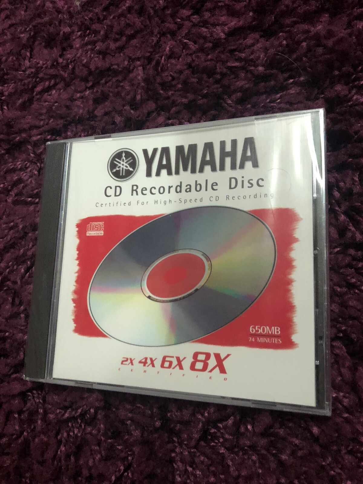 VTG Yamaha High Speed CD-R 650mb 74 Min CD Recordable Compact Disc Sealed New