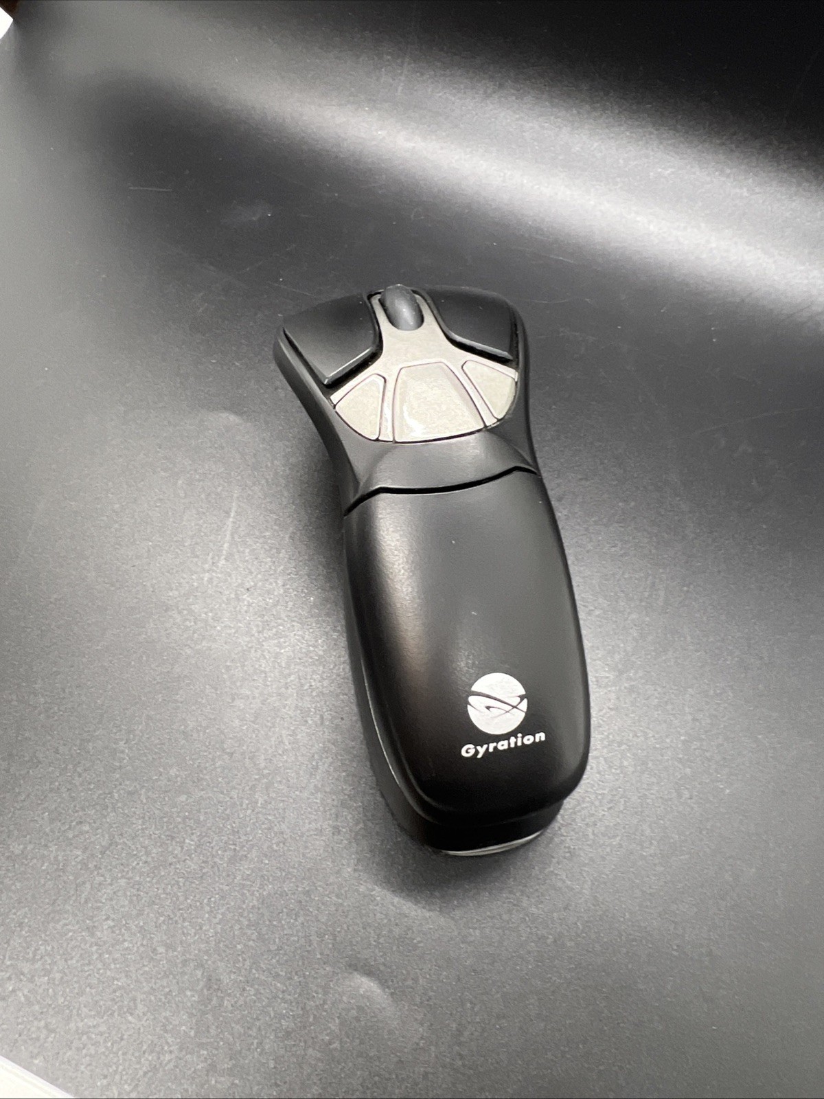 Gyration GC15M-BLK Portable Motion Sense Wireless Air Mouse W/ Cradle- 2.4GHz